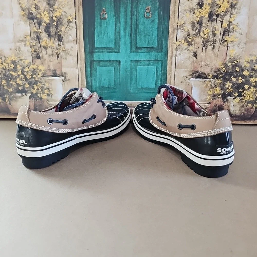 Sorel Women's Tivoli Low II Black/Brown Shoes Size‎ 7.5 US